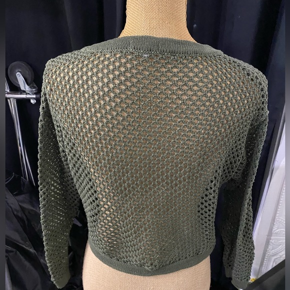 Green knitted shirt - Picture 2 of 3